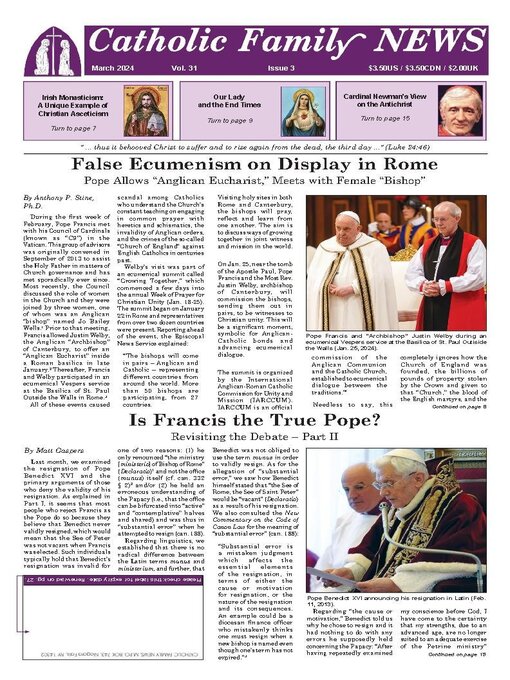 Title details for Catholic Family News by Catholic Family News - Available